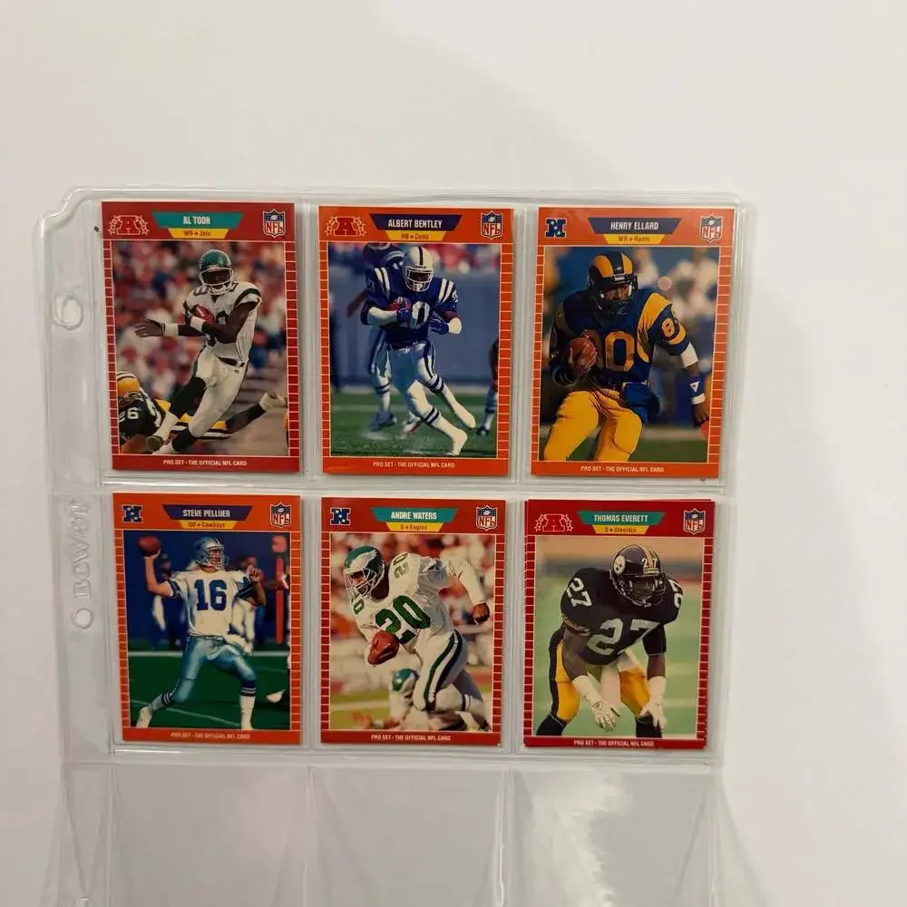 Lot of 60 1989 Pro‎ Set NFL Football Cards Including Marcus Allen and Stars